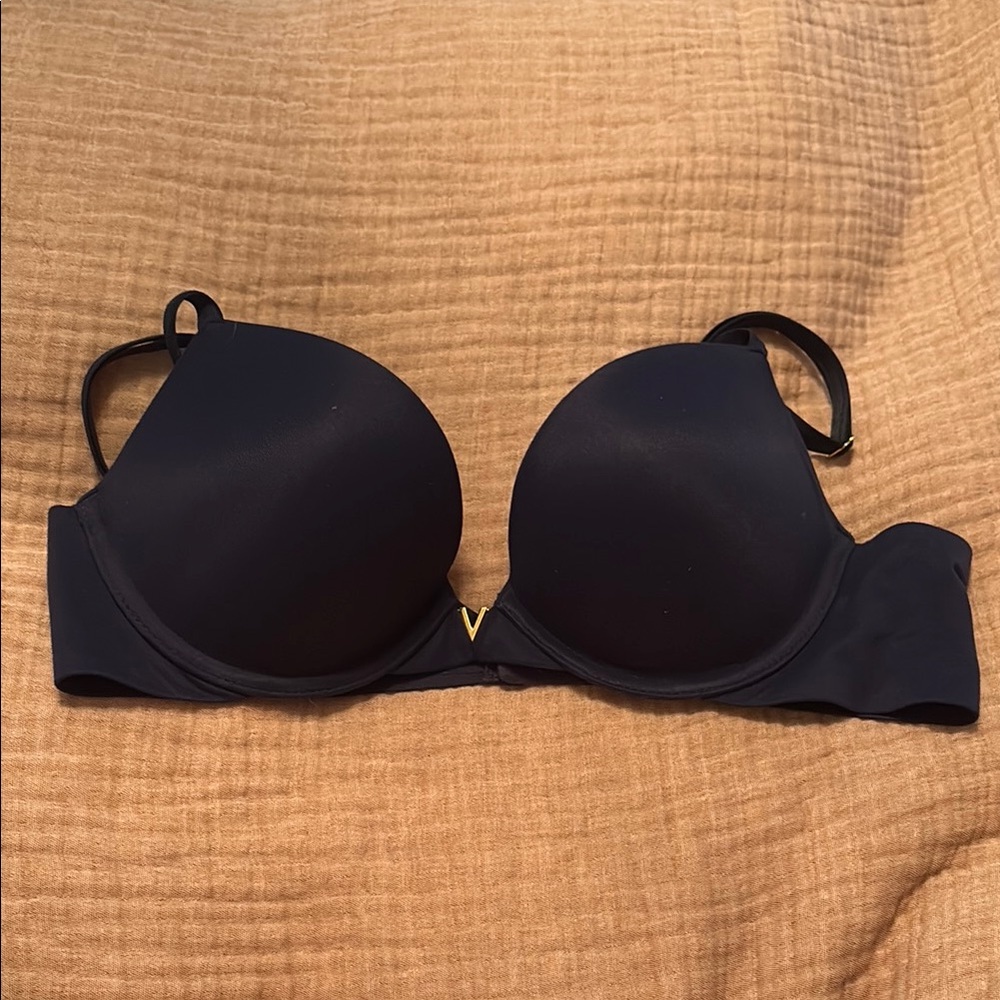 Navy Push-Up Bra